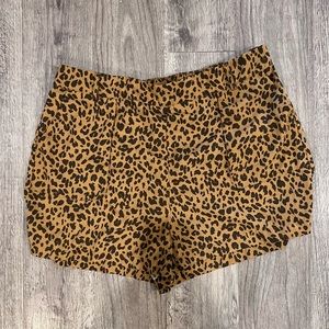 Leopard print shorts size XXL